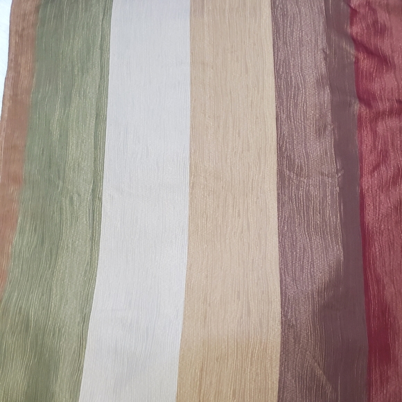 EARTH TONE GRAIN GOLDEN SHIMMER SHOWER CURTAIN - Picture 6 of 8